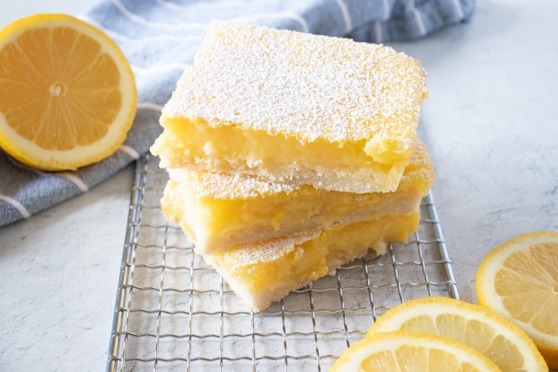 Lemon Bars with Shortbread Crust